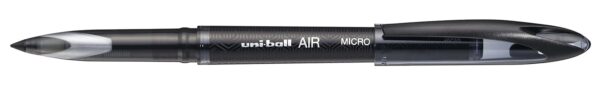 UNI-BALL Air UBA188M 0.5mm Roller Ball Pen | Waterproof Bold Ink | Water & Fade Resistant | Long Lasting Smudge Free Ink | School and Office stationery | Black Ink, Set of 3 - Image 2